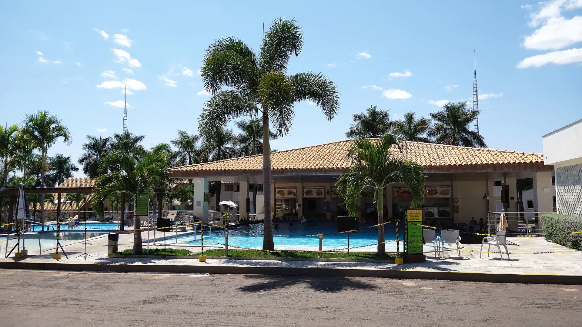 Hospedagem diRoma Internacional Resort em Caldas Novas