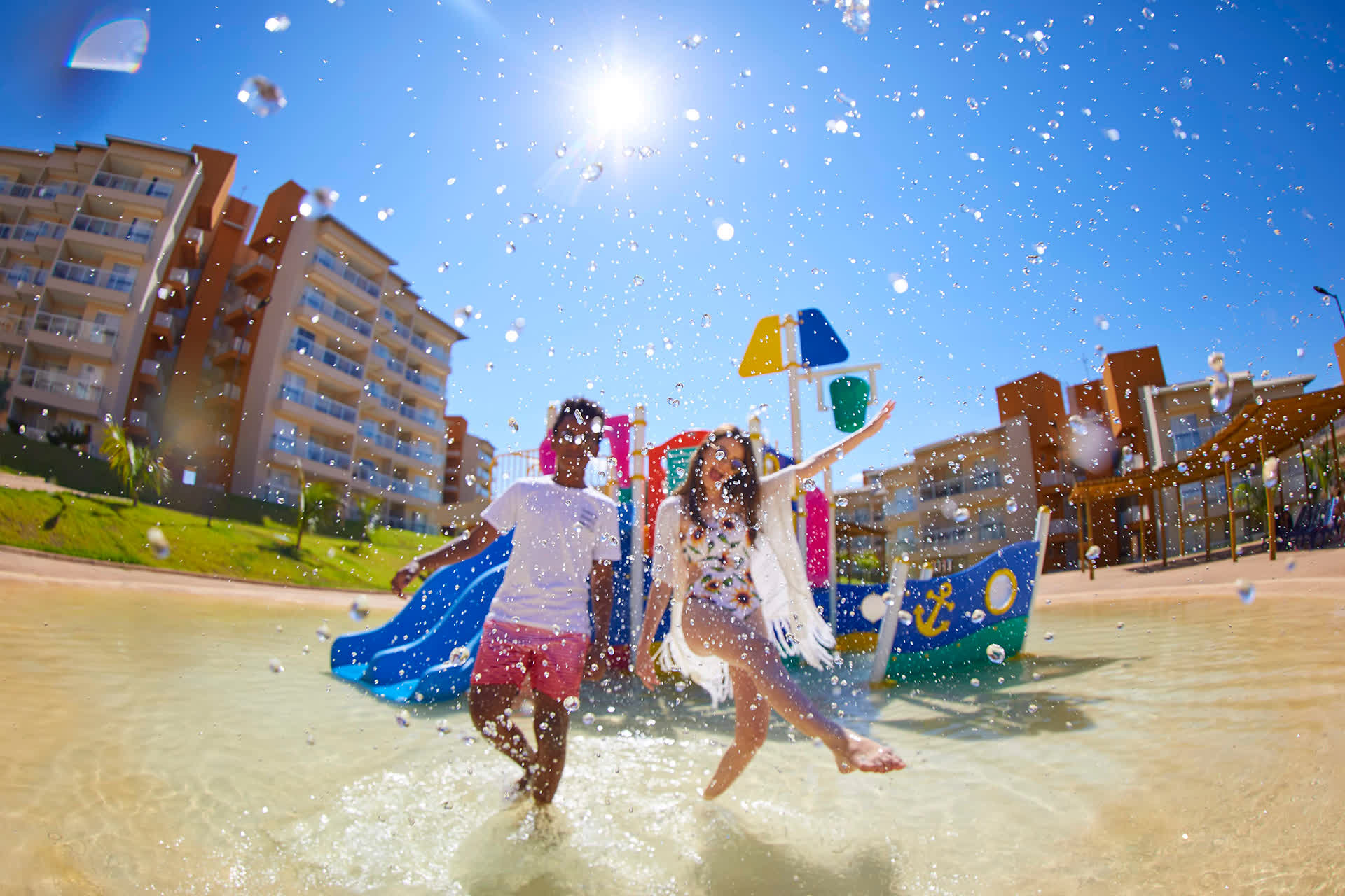 Hospedagem Ilhas do Lago Eco Resort em Caldas Novas Goiás